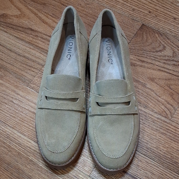 Vionic Shoes - Vionic Women's Beige Suede Loafers